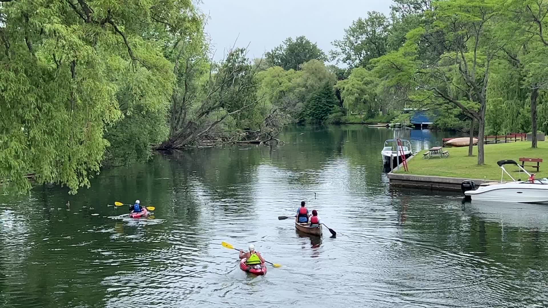 Daily life on Centre Island