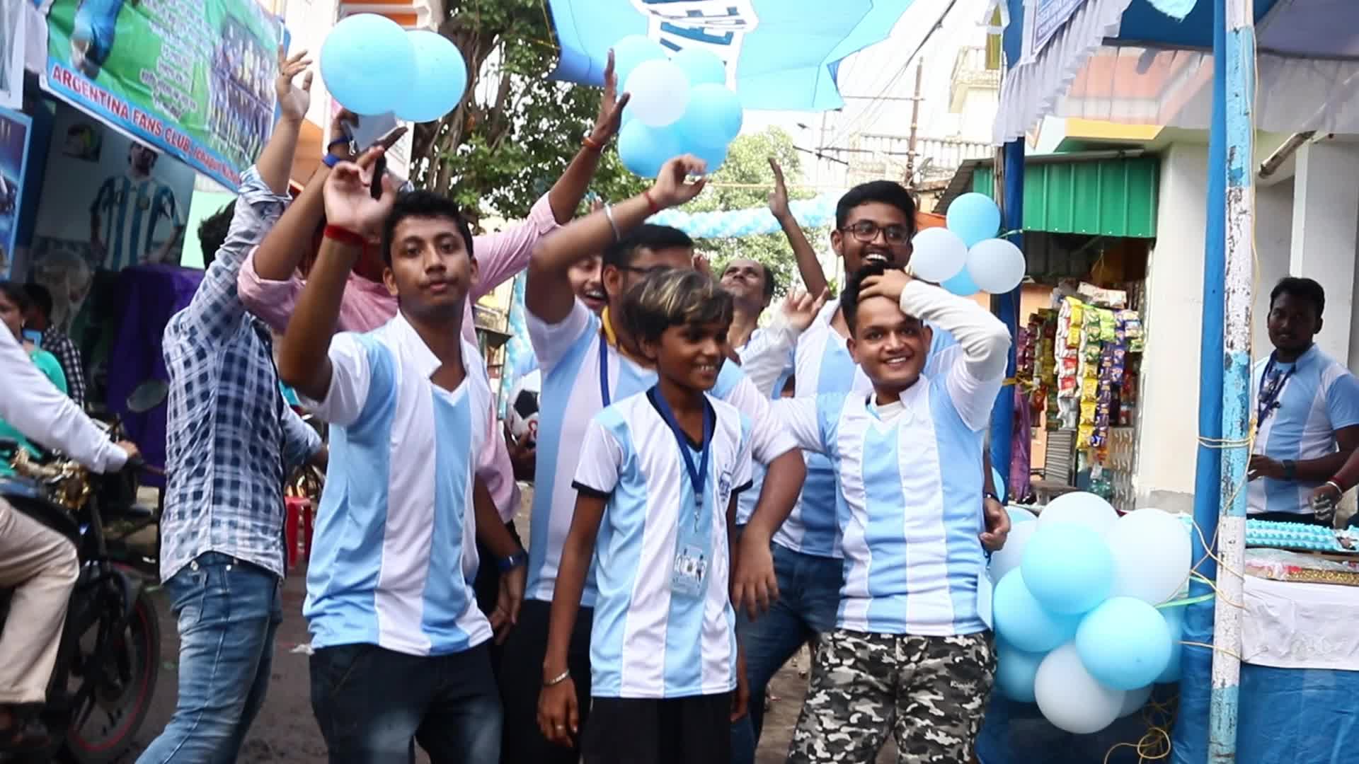 Lionel Messi's birthday celebration in Kolkata