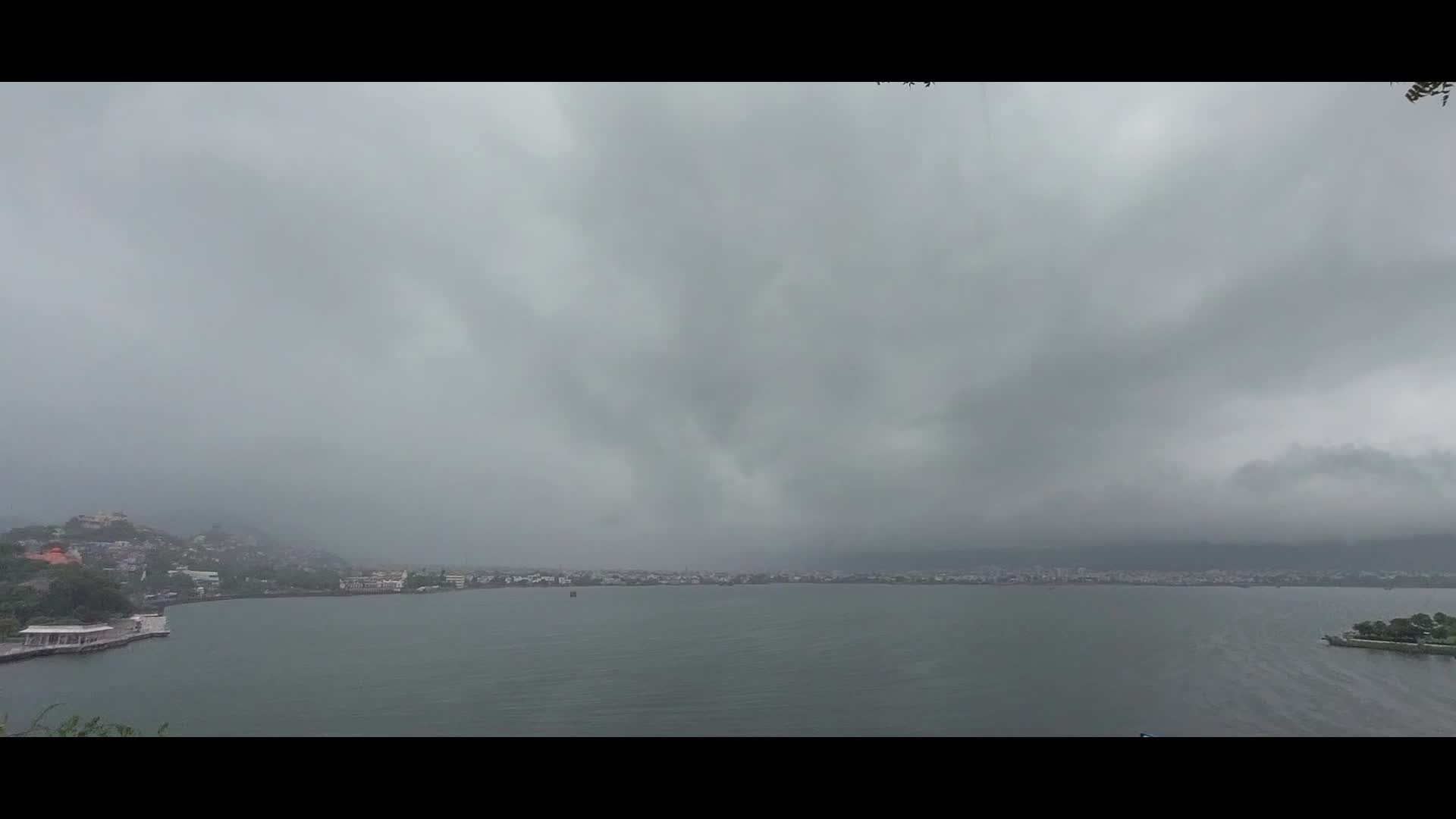 Heavy Monsoon rain in Ajmer
