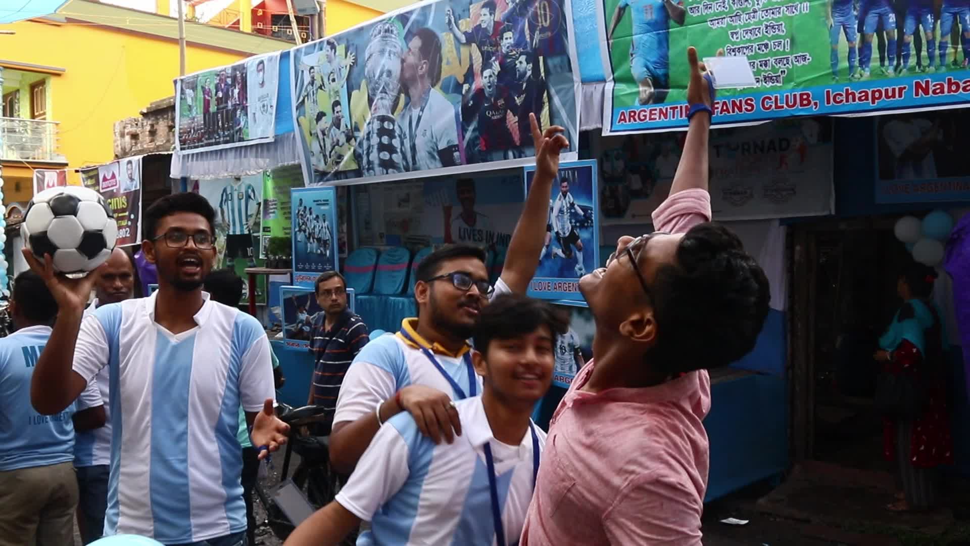 Lionel Messi's birthday celebration in Kolkata