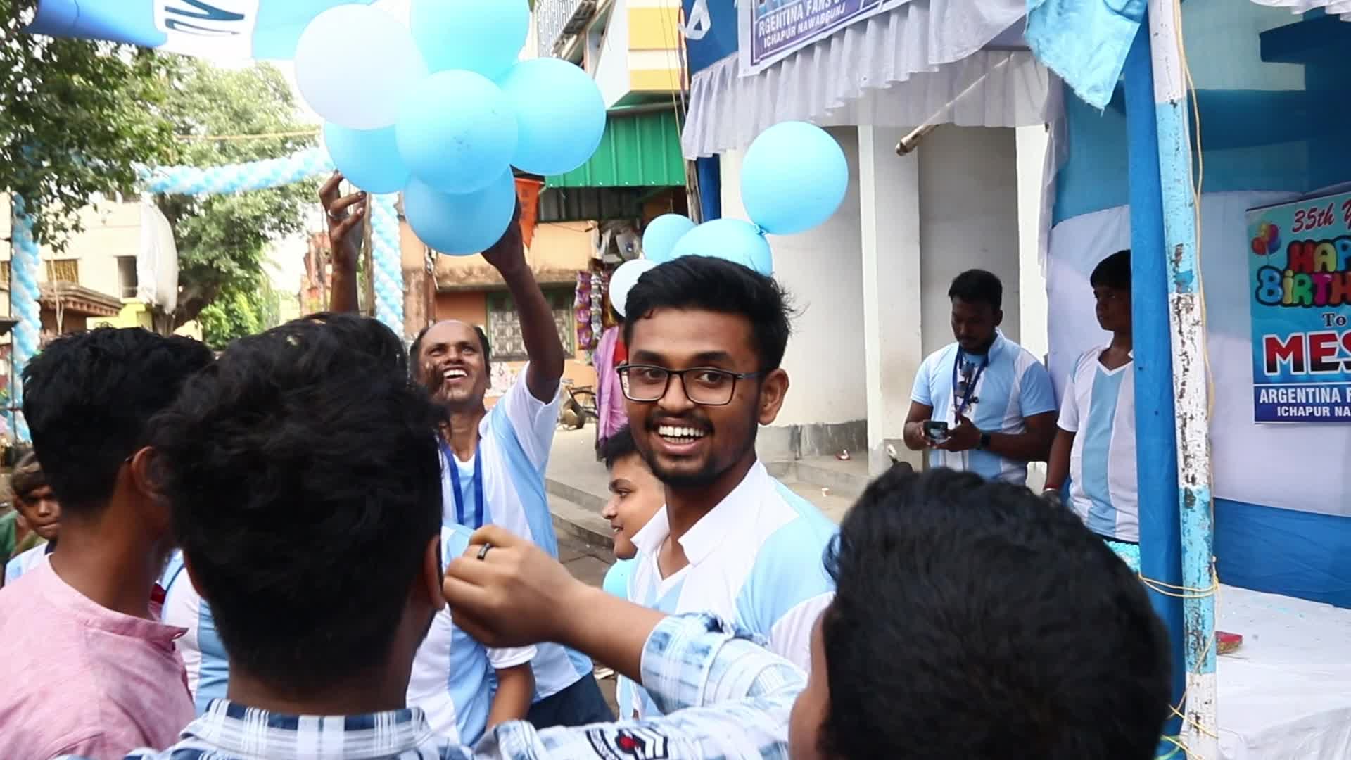 Lionel Messi's birthday celebration in Kolkata