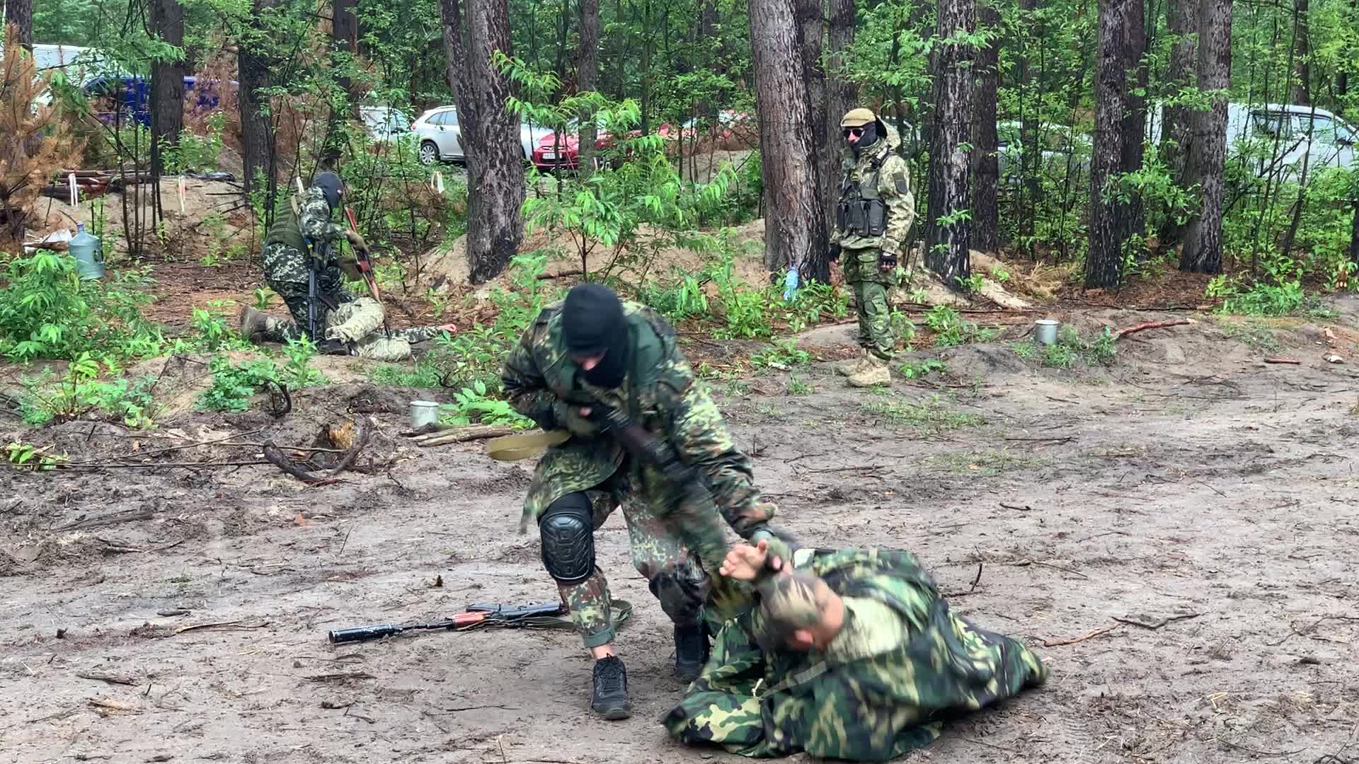 Ukrainian Territorial Defense Forces Participate In Tactical Exercises