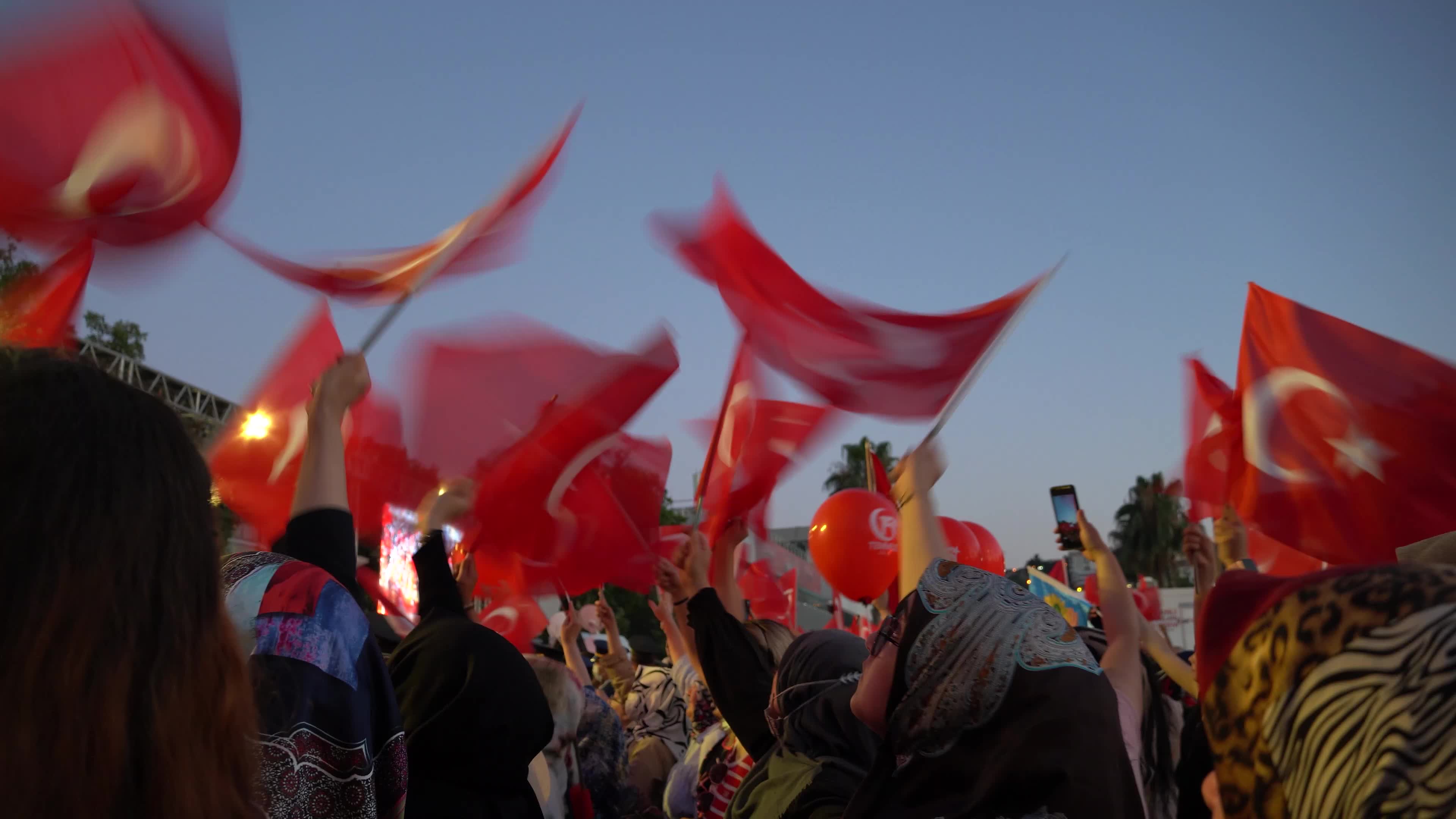 Democracy and National Unity Day's events, Izmir, Turkey