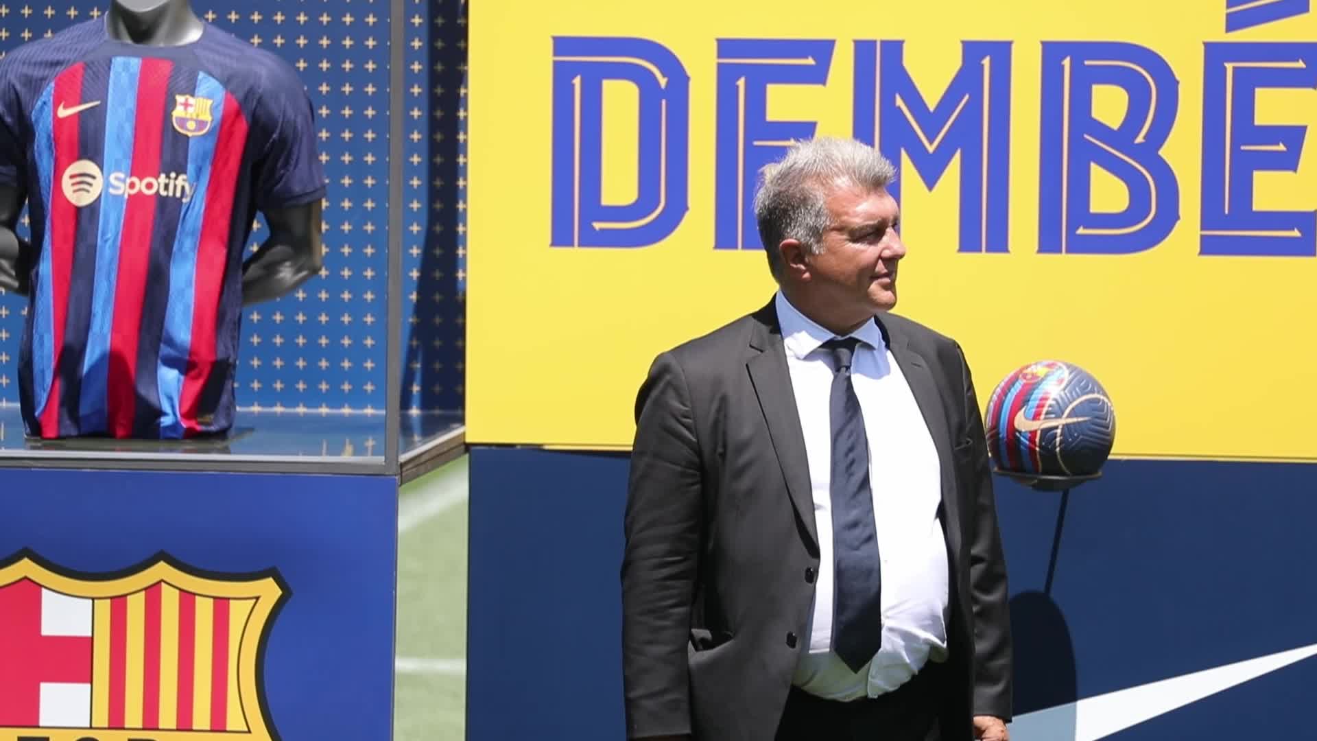 Dembele renews his contract for FC Barcelona
