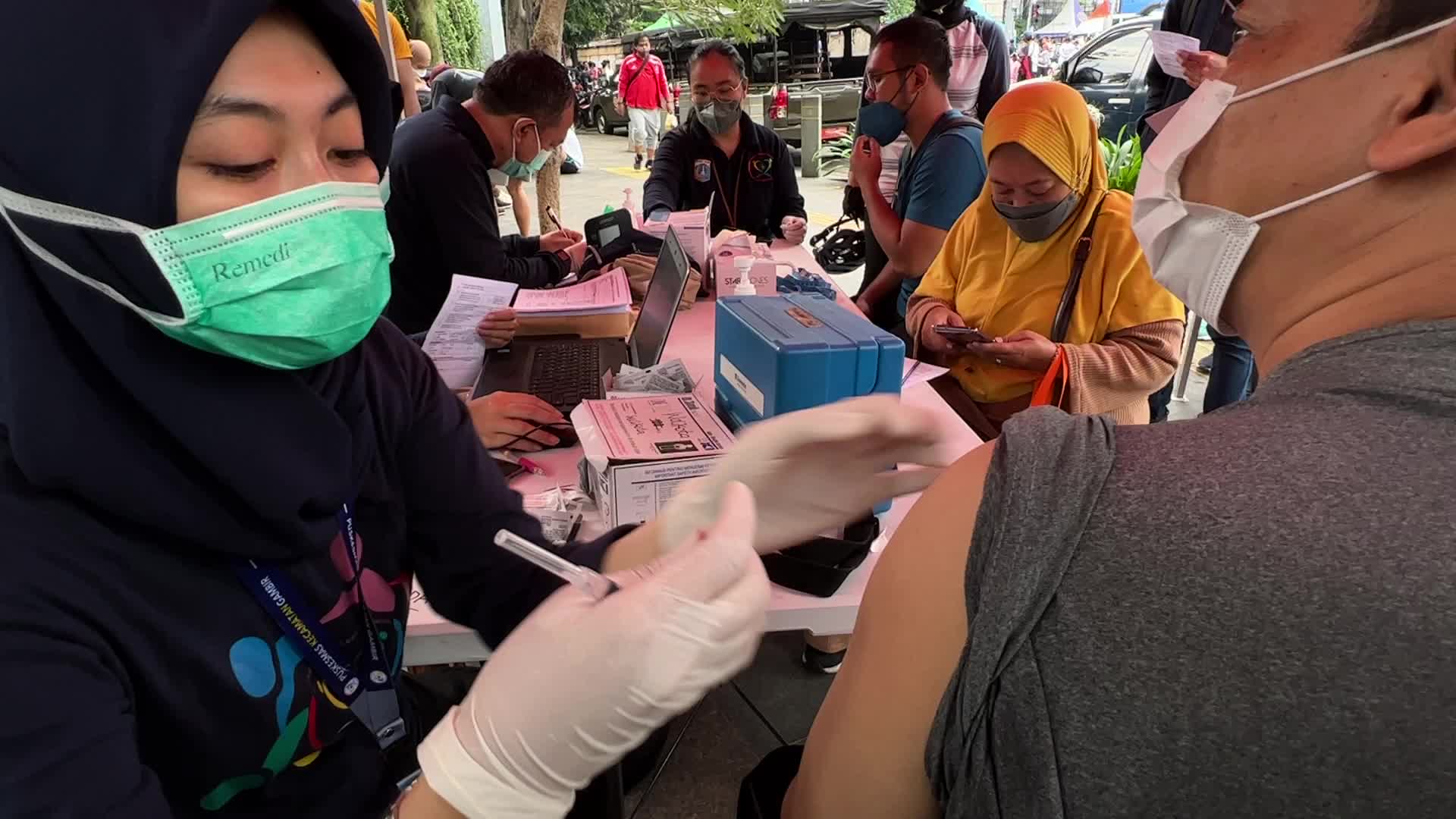 COVID-19 Booster Vaccination In Indonesia