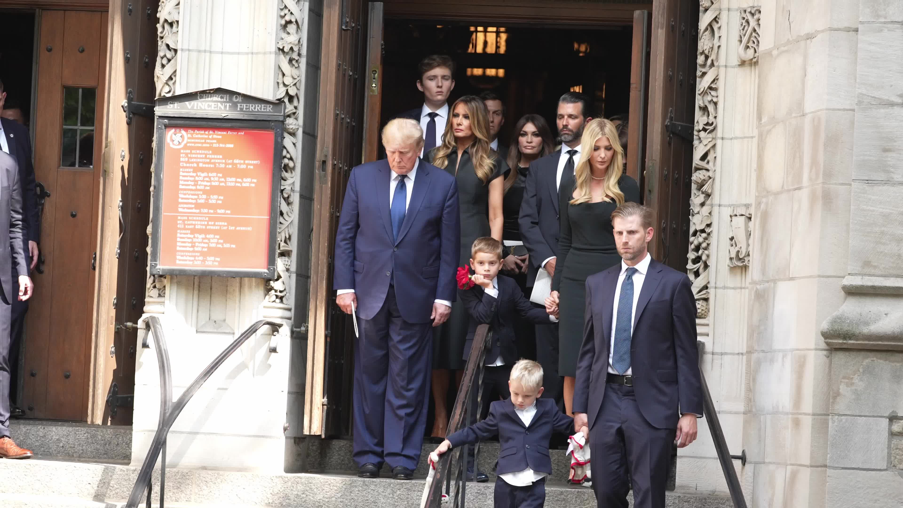 Funeral Held For Ivana Trump In New York City