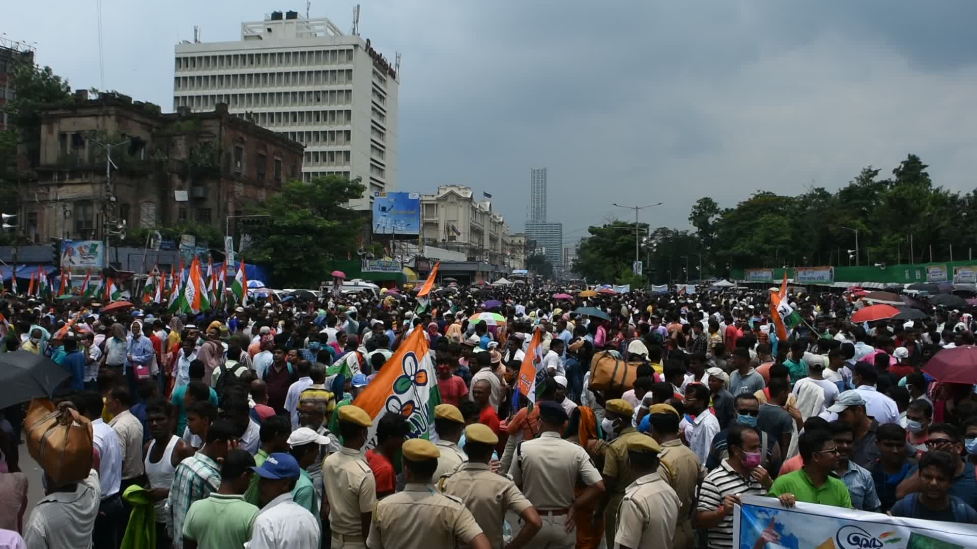 Annual martyrs day rally in Kolkata