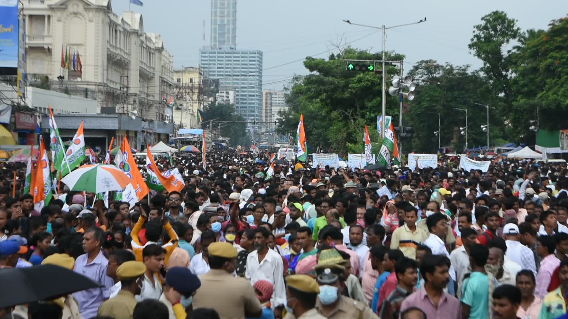 Annual martyrs day rally in Kolkata