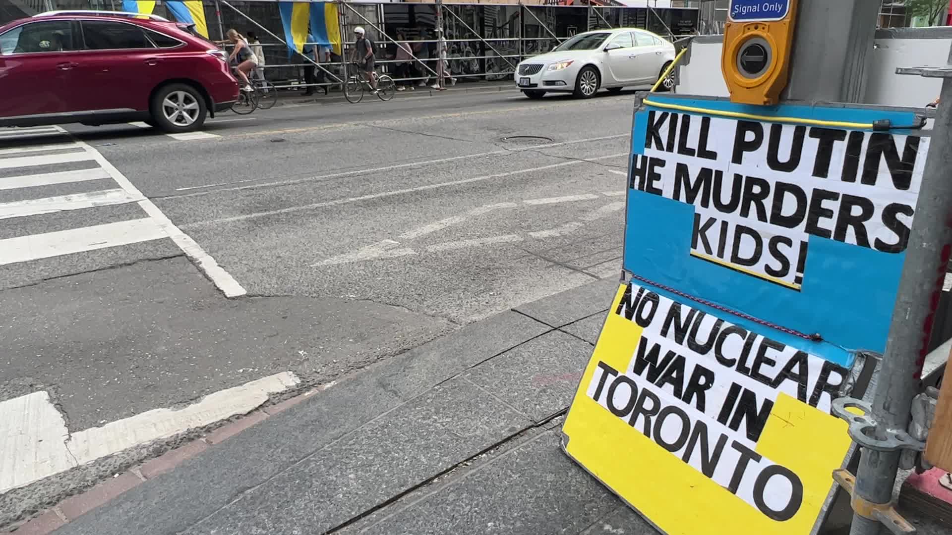 Protest Against the War In Ukraine