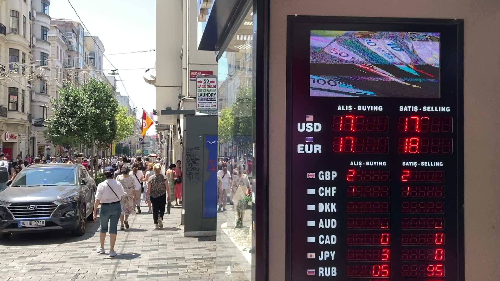 Exchange office in Istanbul