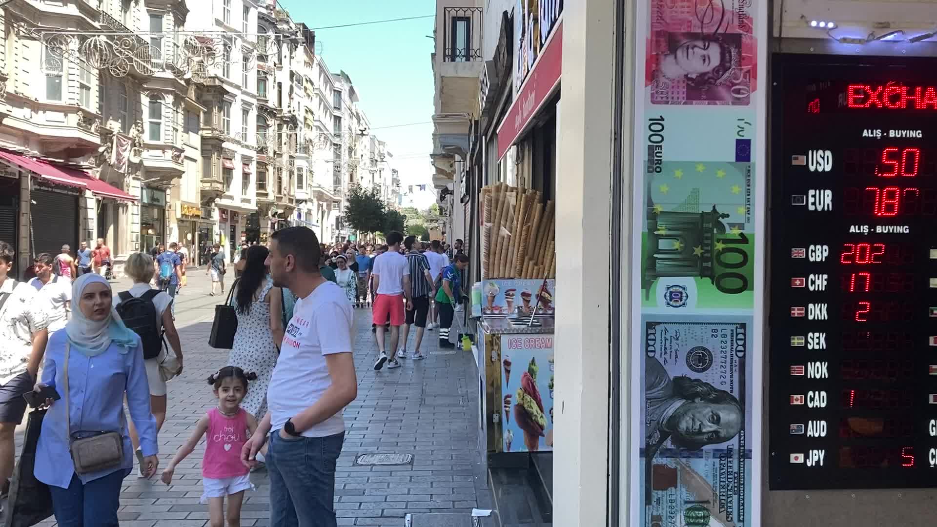 Exchange office in Istanbul