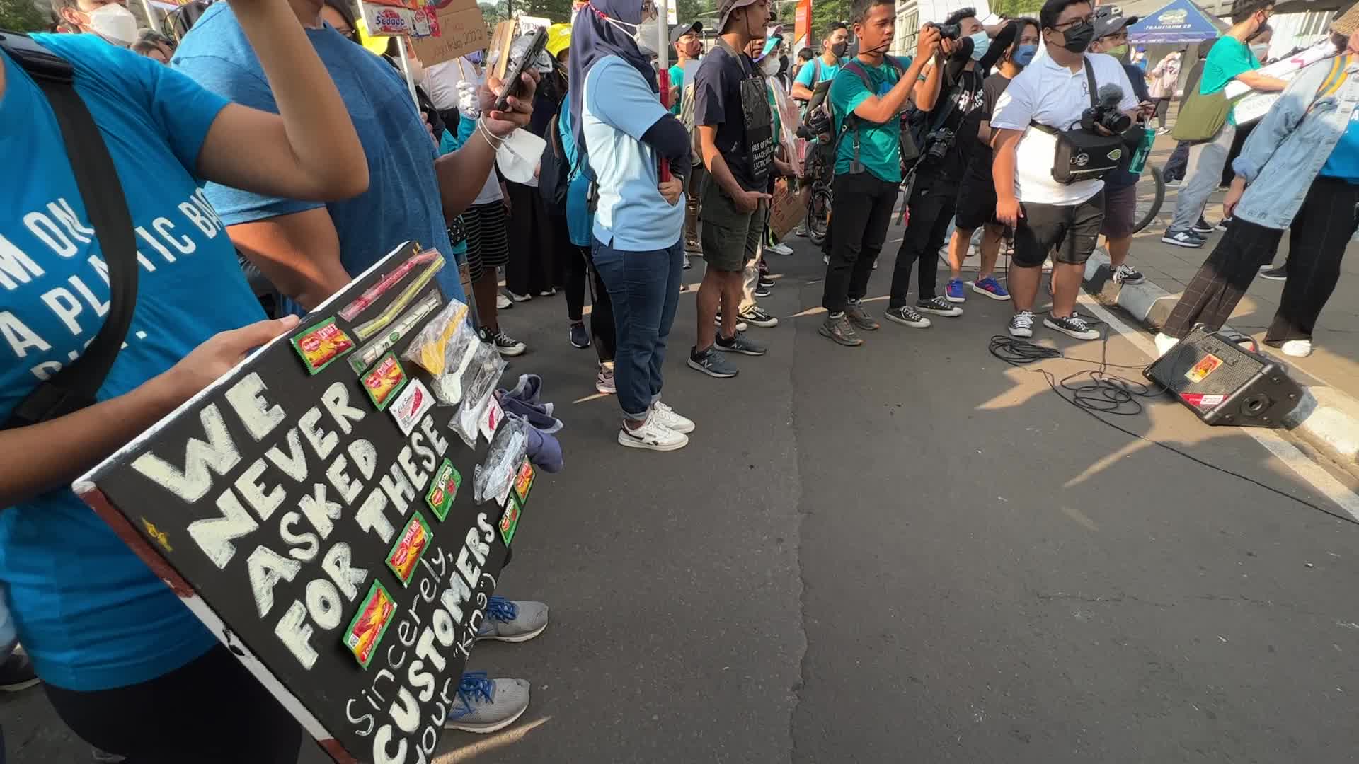 Plastic Free Parade in Jakarta-Indonesia