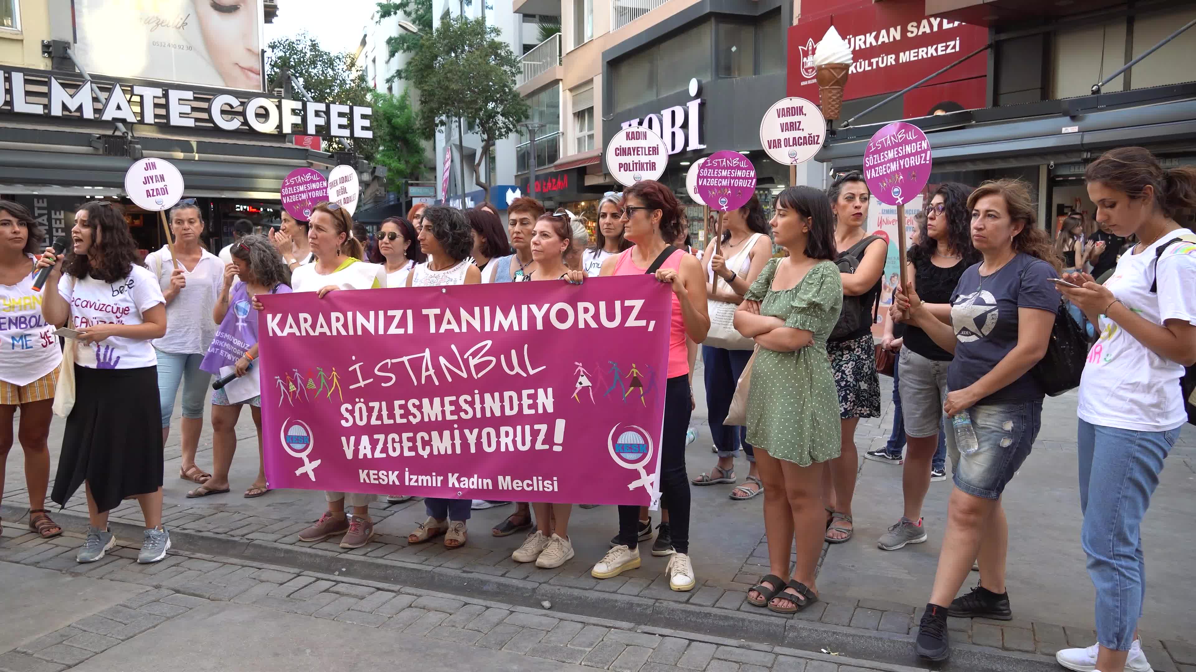 Protest of Turkey's withdrawal from the Istanbul Convention