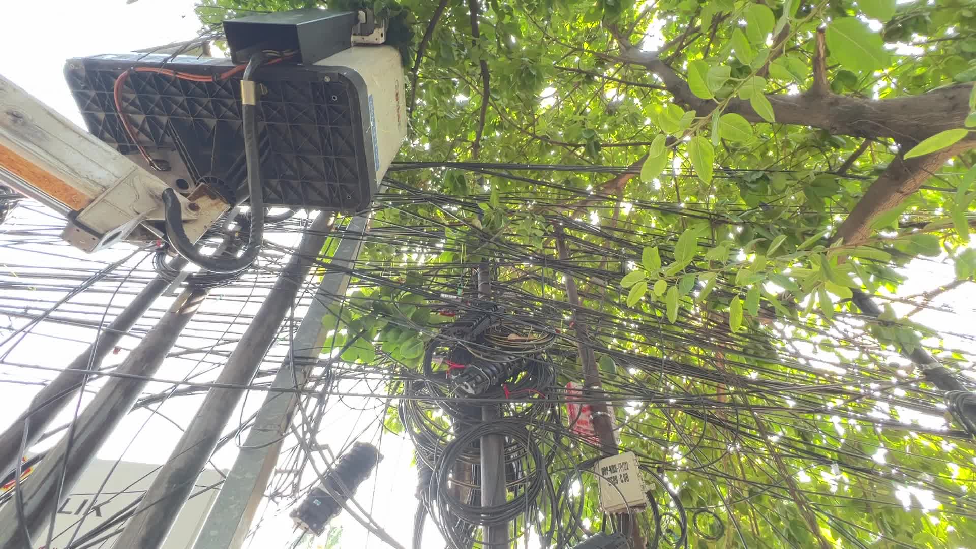 Controlling Chaotic Fiber Optic Cables in Jakarta, Indonesia