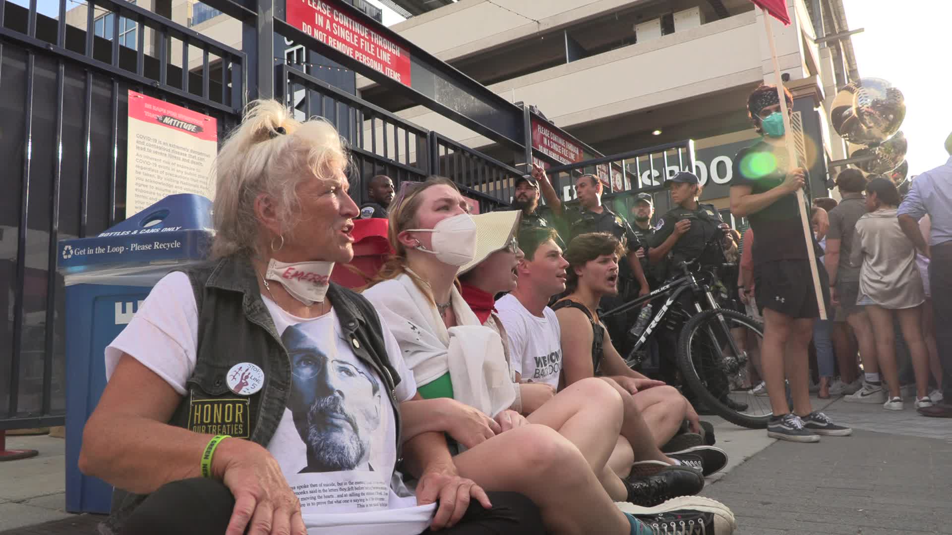 DC: Activists arrested after blockading Congressional baseball game