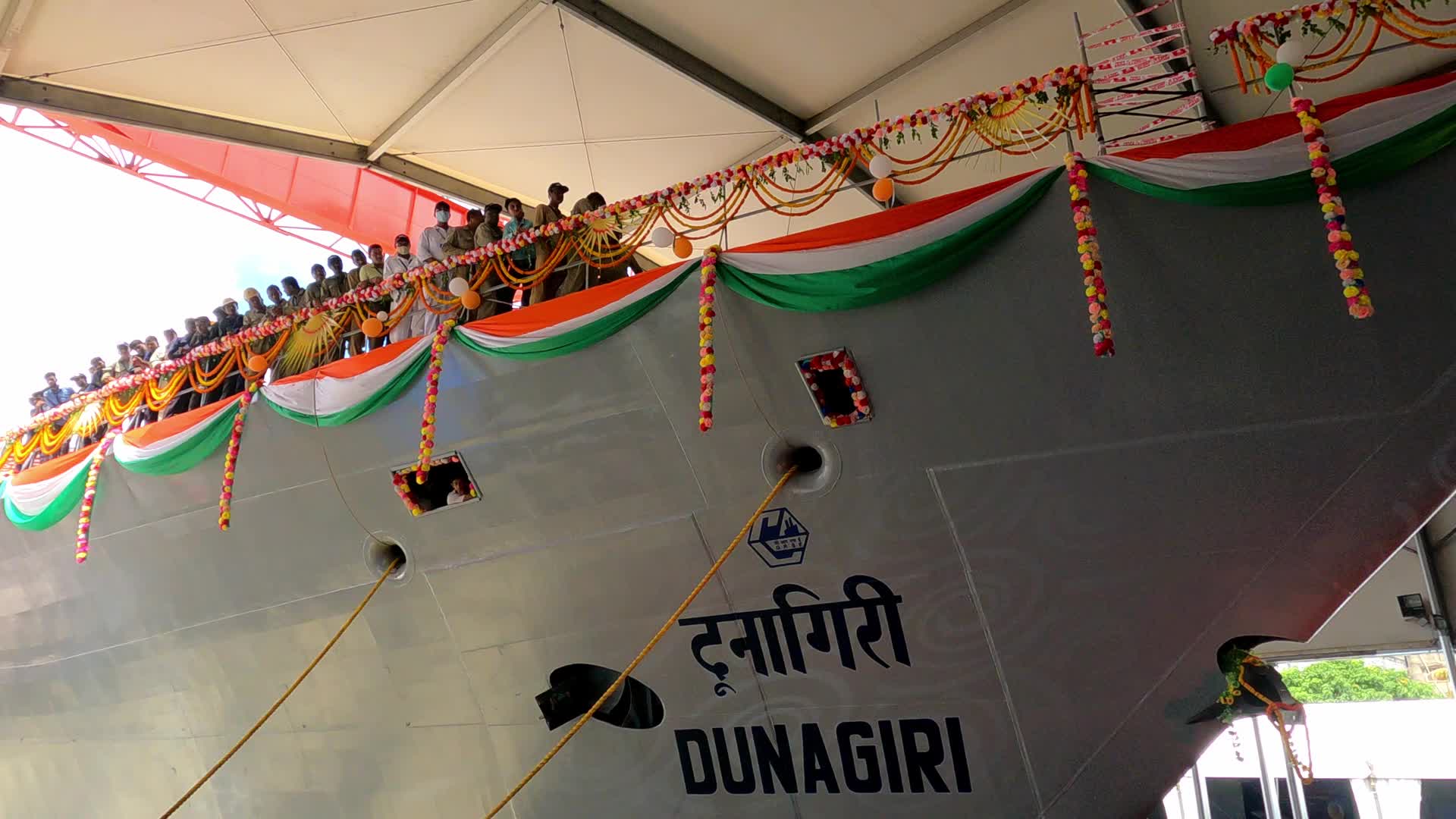 Advance Frigate “Dunagiri In Kolkata, India
