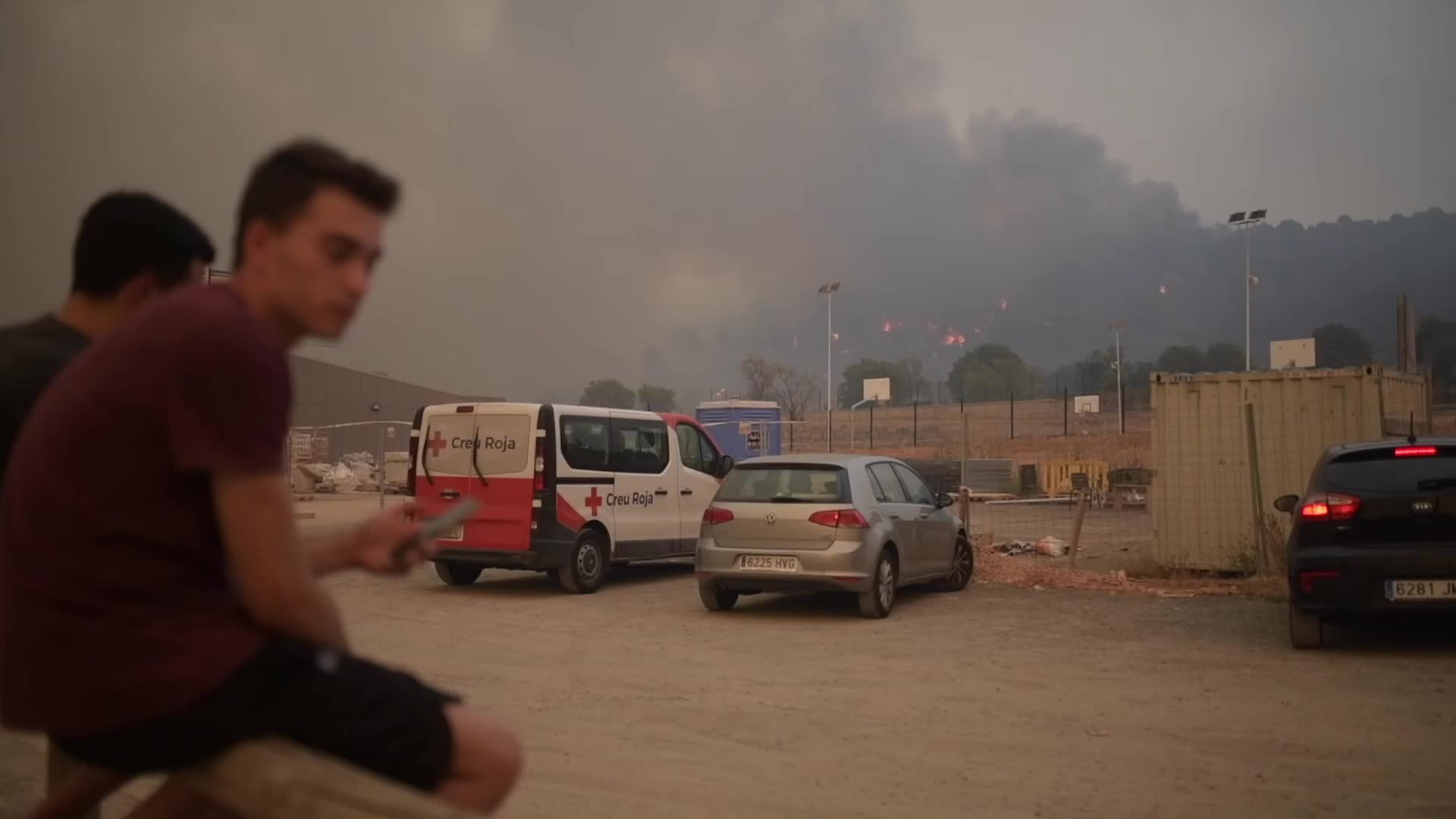 Wildfire in Catalonia