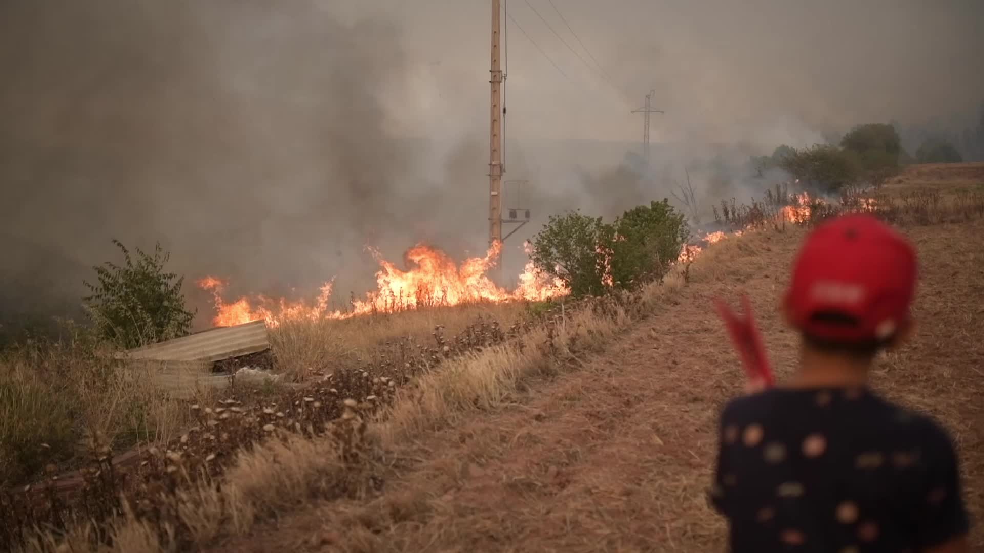 Wildfire in Catalonia