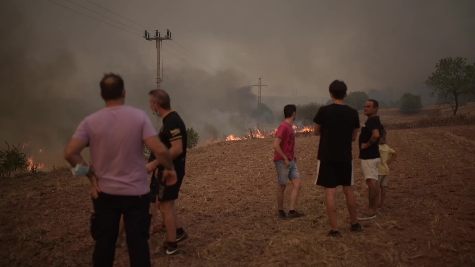 Wildfire in Catalonia