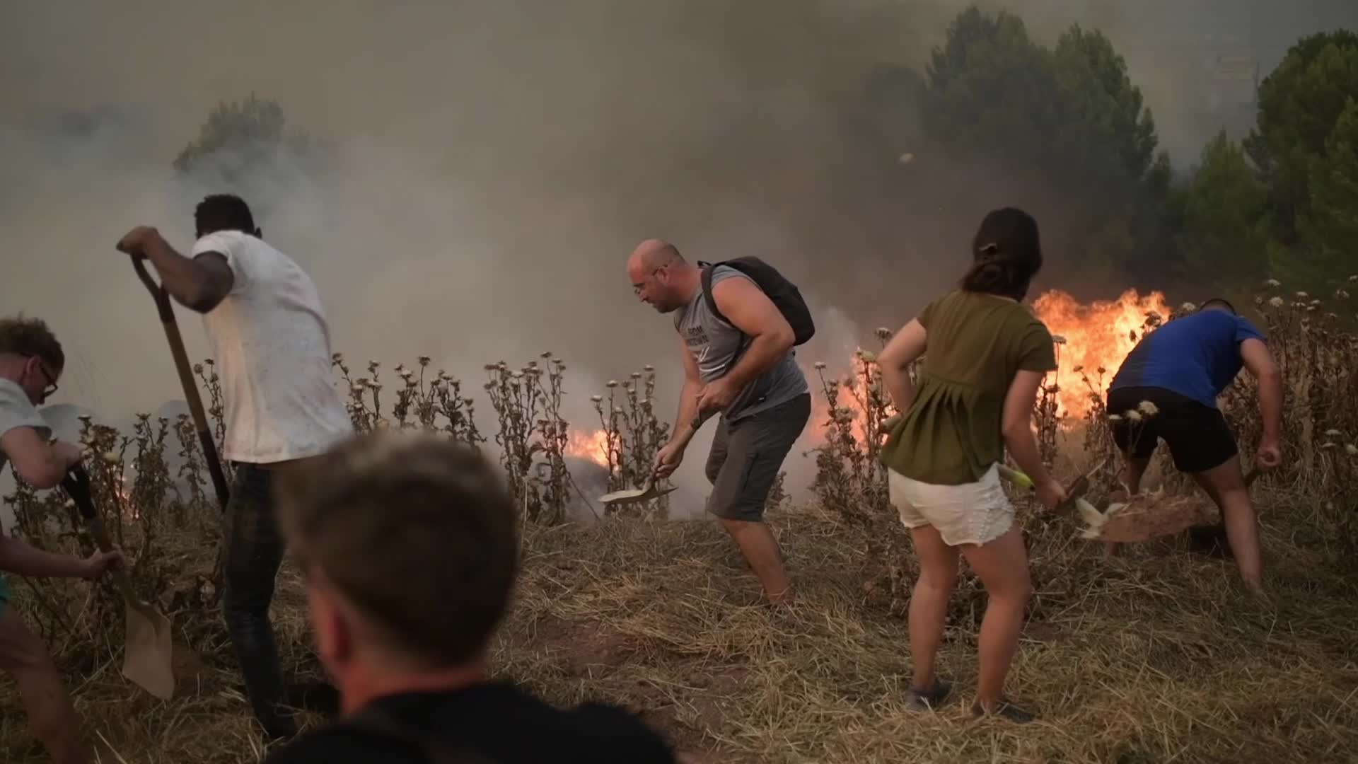 Wildfire in Catalonia