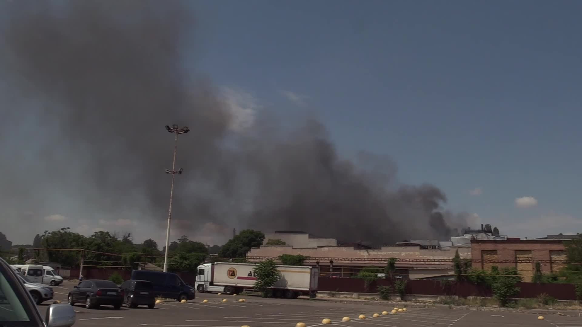 Aftermath of a rocket strike in Odesa, amid Russia's invasion of Ukraine
