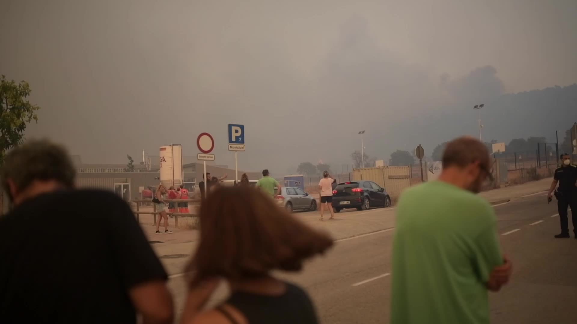 Wildfire in Catalonia