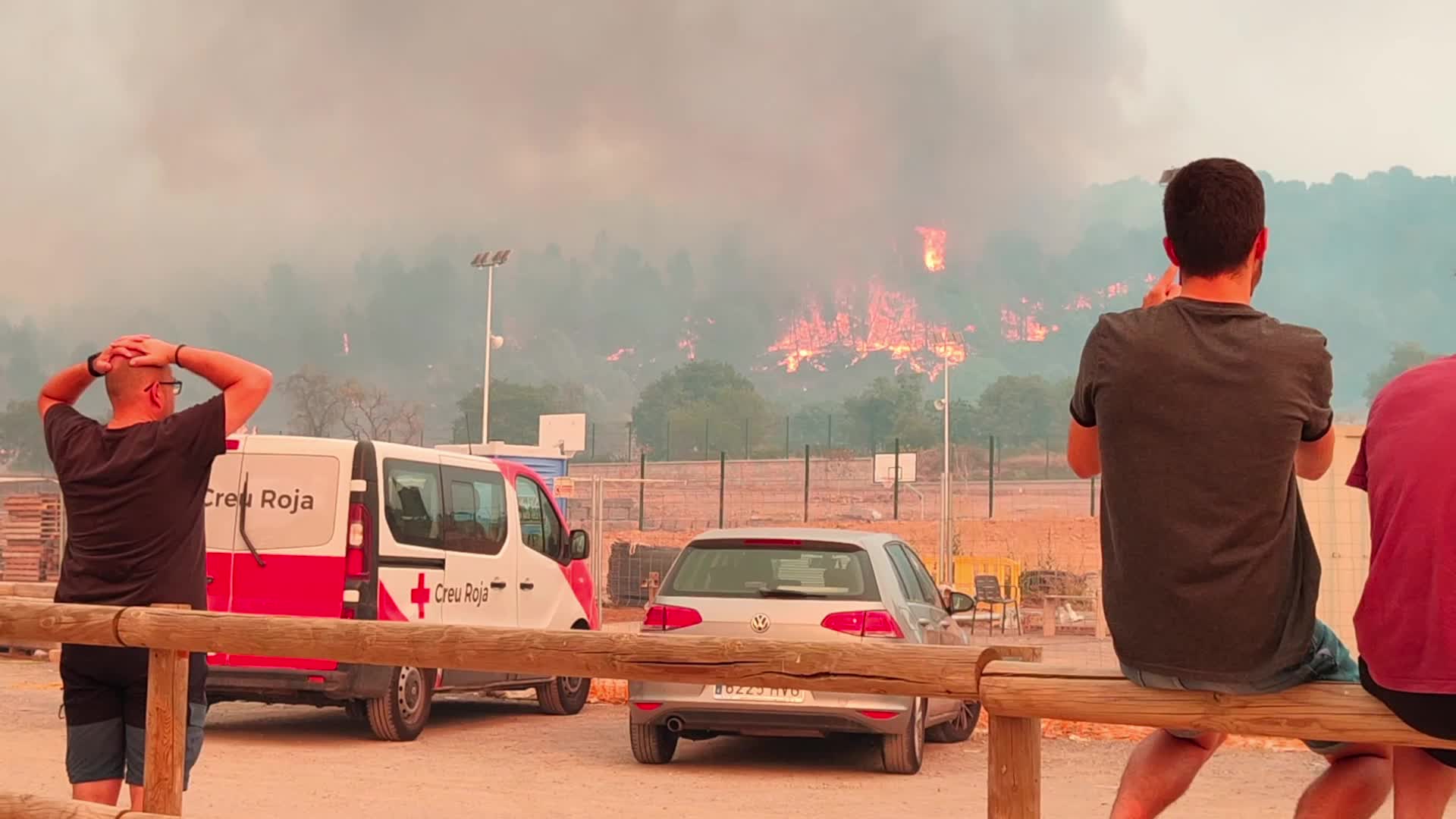 Wildfire in Catalonia