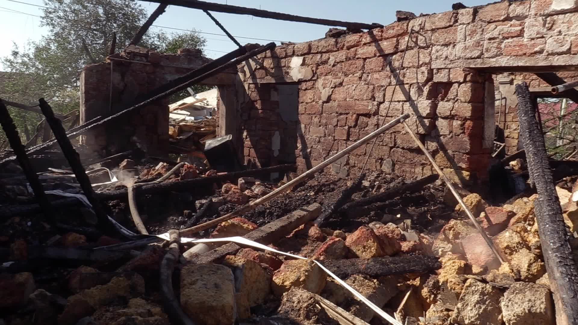 Aftermath of a missile strike in Odesa region, amid Russia's invasion of Ukraine