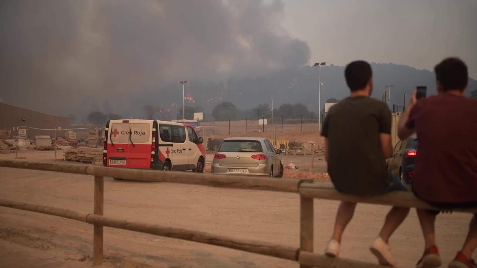 Wildfire in Catalonia