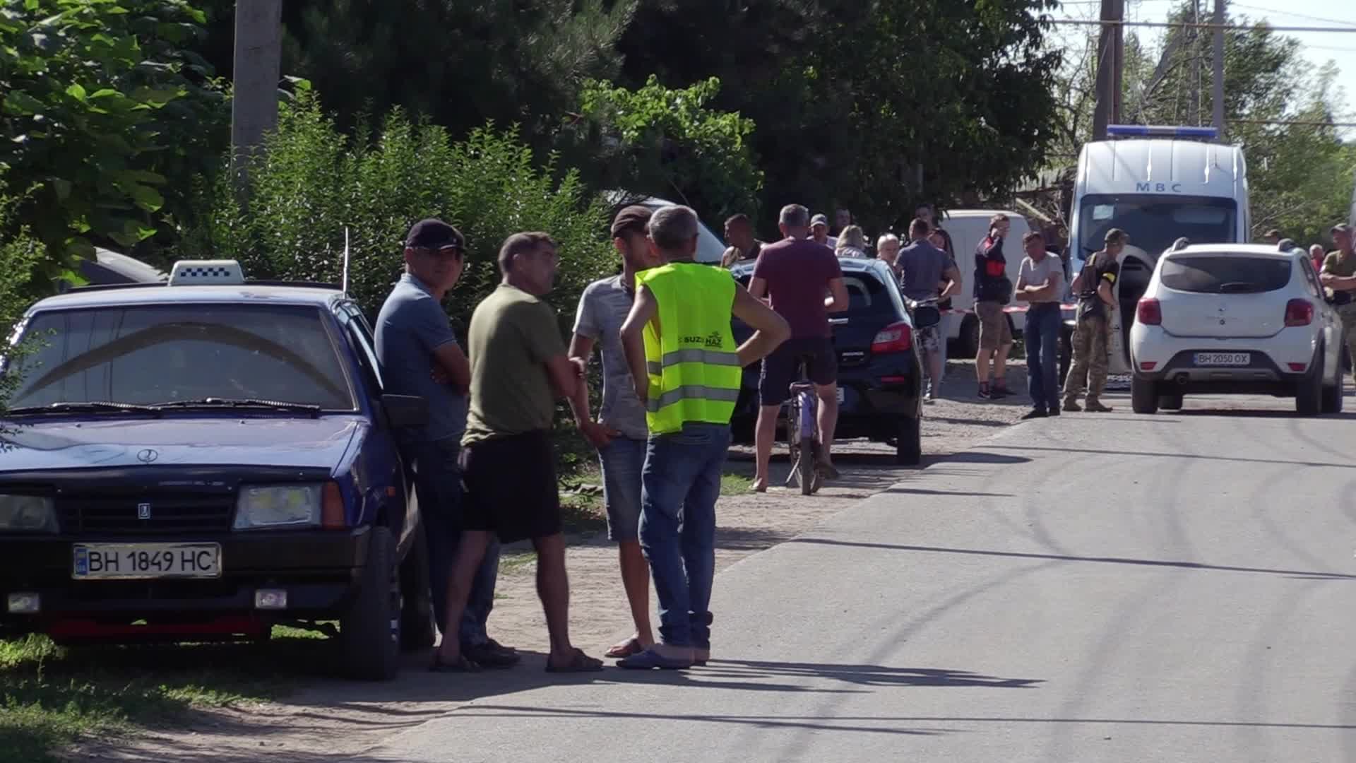 Aftermath of a missile strike in Odesa region, amid Russia's invasion of Ukraine