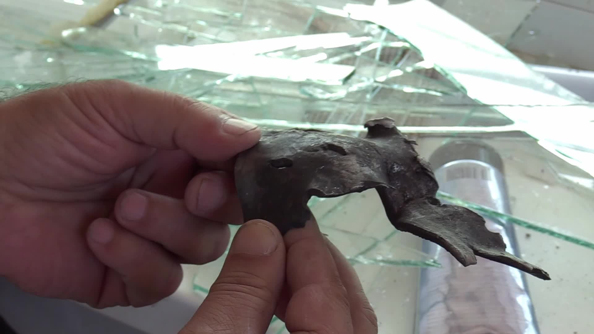 Aftermath of a missile strike in Odesa region, amid Russia's invasion of Ukraine
