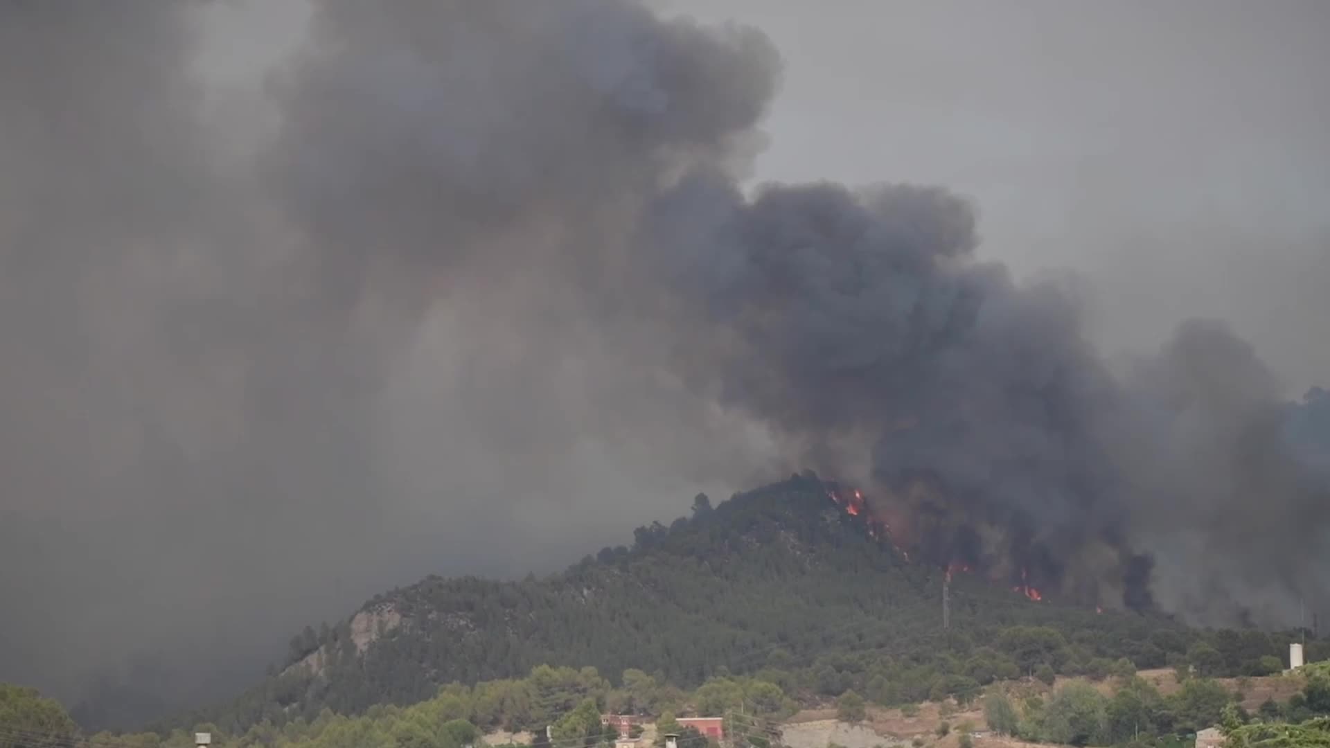 Wildfire in Catalonia