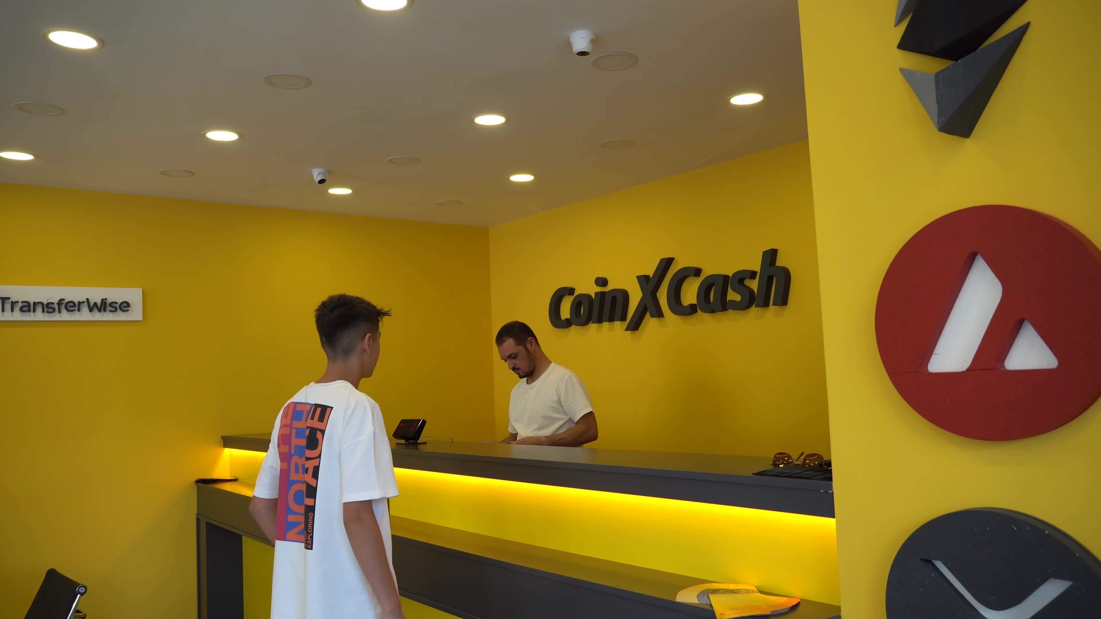 Conceptual bitcoin shop, Izmir, Turkey