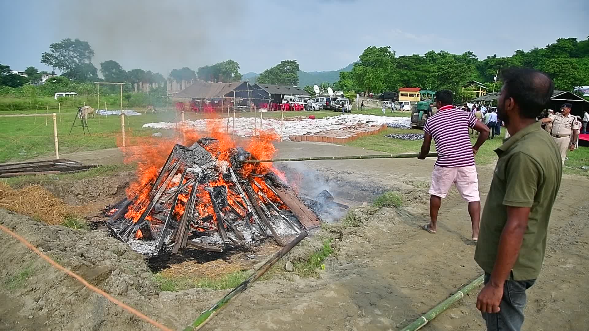 NCB burns 30,000 kg of drugs in India