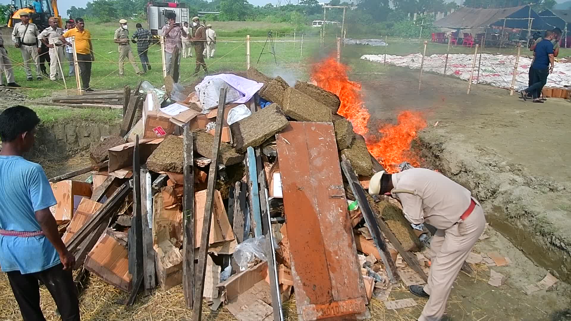 NCB burns 30,000 kg of drugs in India