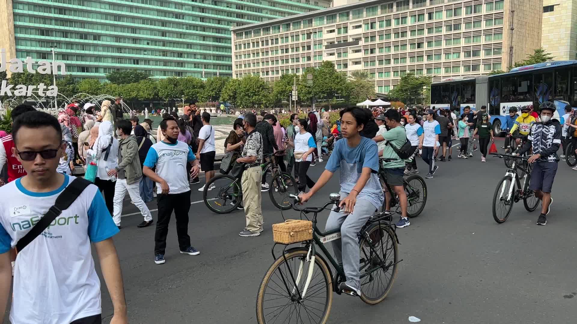 Car-Free Days In Jakarta, Indonesia