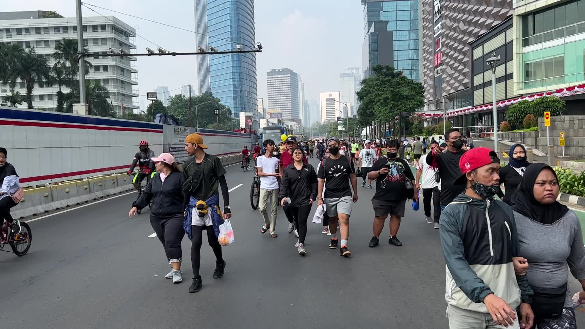 Car-Free Days In Jakarta, Indonesia