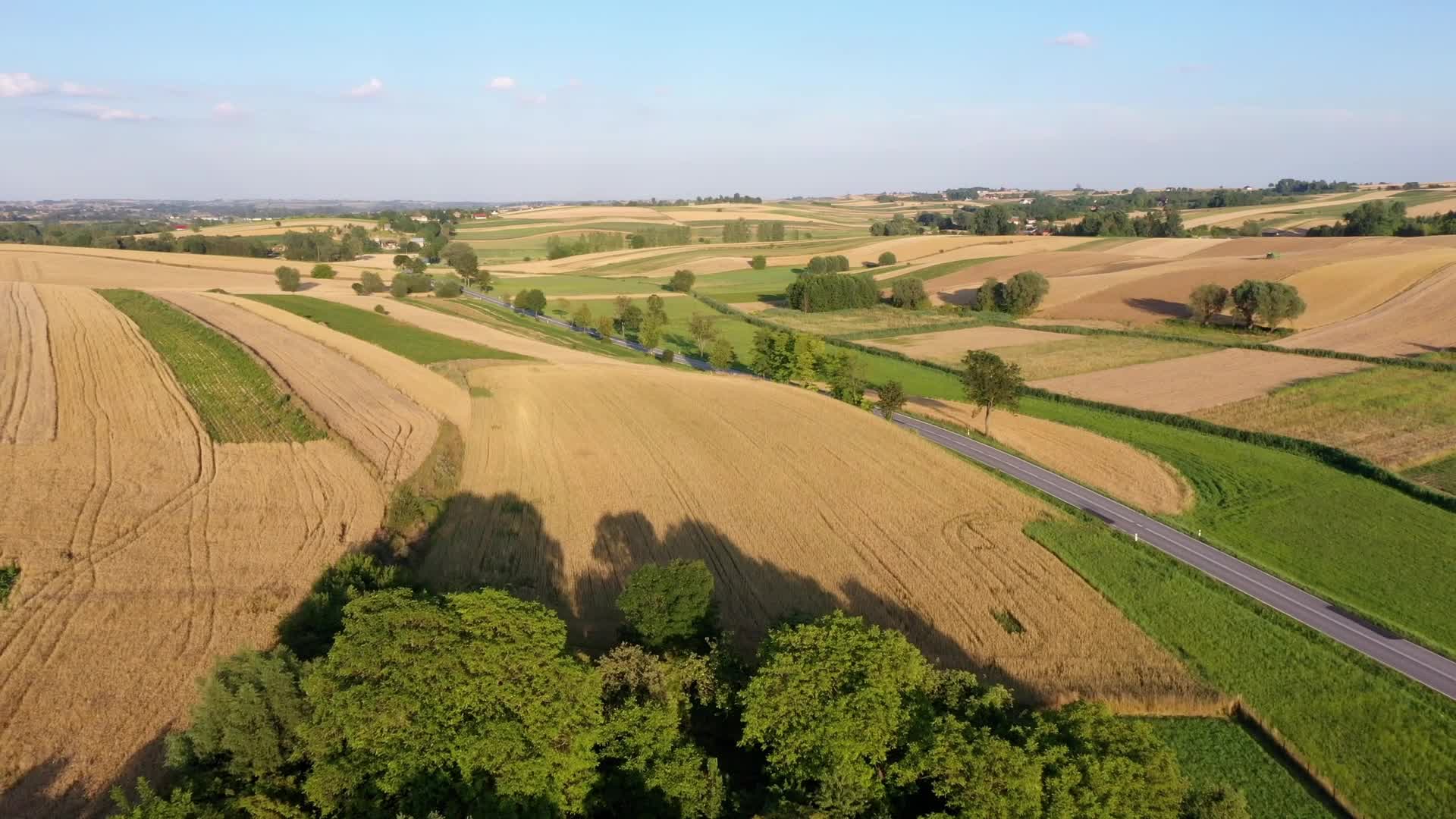 Harvest season begins in central Europe