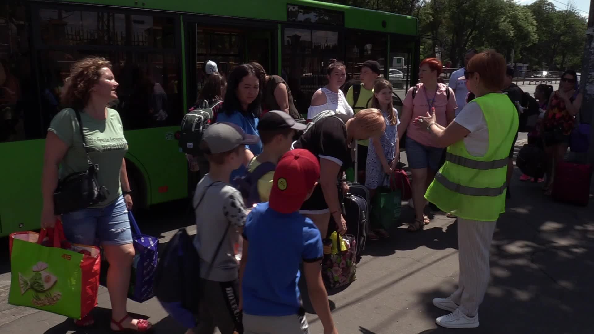 Ukrainian children from near front-line territories go to vacation in Western Ukraine, amid Russia's invasion of Ukraine