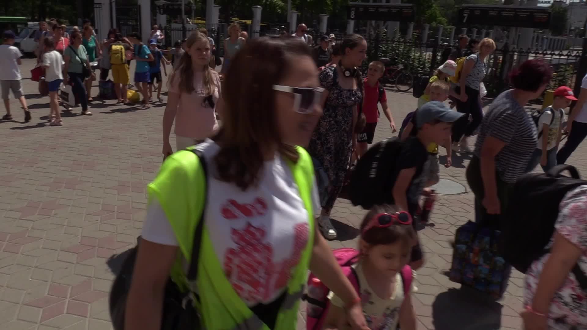 Ukrainian children from near front-line territories go to vacation in Western Ukraine, amid Russia's invasion of Ukraine