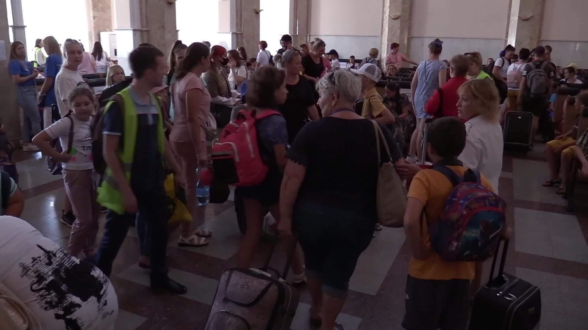 Ukrainian children from near front-line territories go to vacation in Western Ukraine, amid Russia's invasion of Ukraine