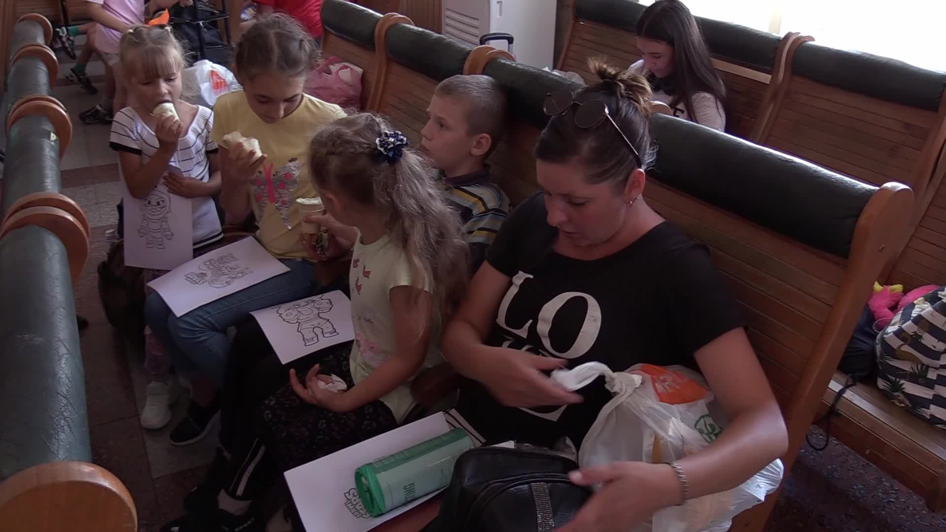 Ukrainian children from near front-line territories go to vacation in Western Ukraine, amid Russia's invasion of Ukraine