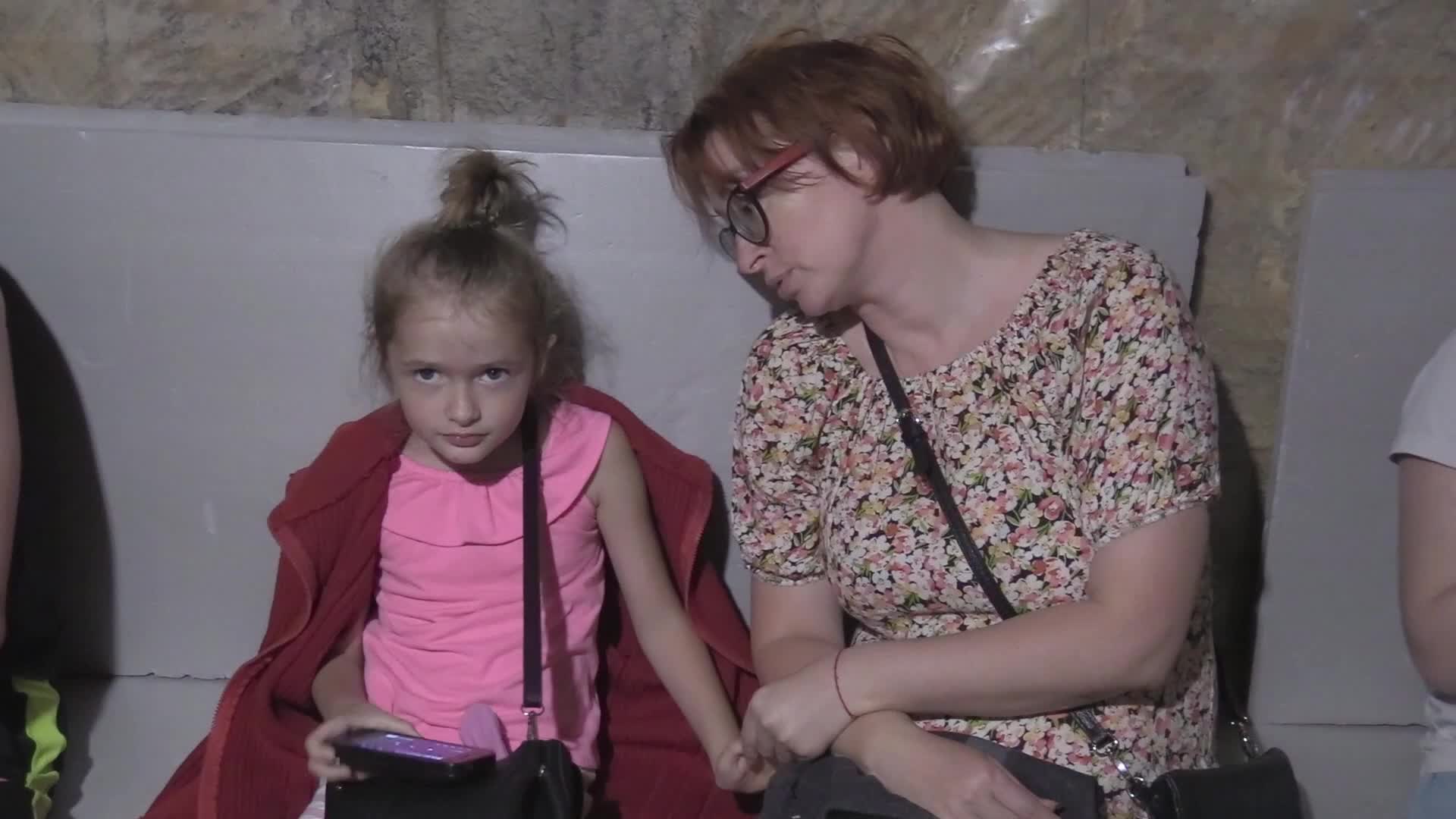 Ukrainians use catacombs as a bomb shelter during air raid alert in Odesa, amid Russia's invasion of Ukraine