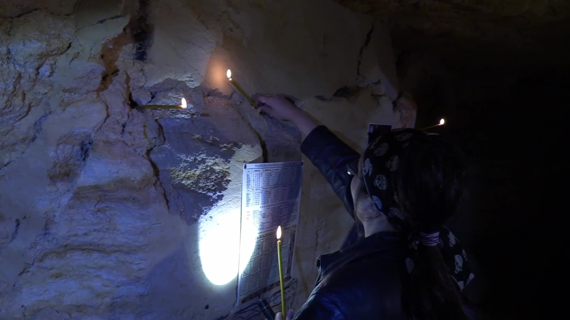 Orthodox priests pray for the victory of Ukraine in the catacombs of Odesa, amid Russia's invasion of Ukraine