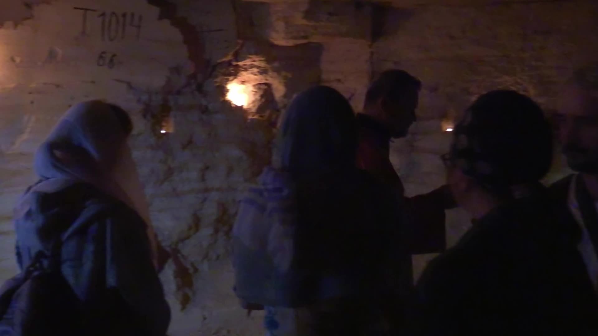 Orthodox priests pray for the victory of Ukraine in the catacombs of Odesa, amid Russia's invasion of Ukraine