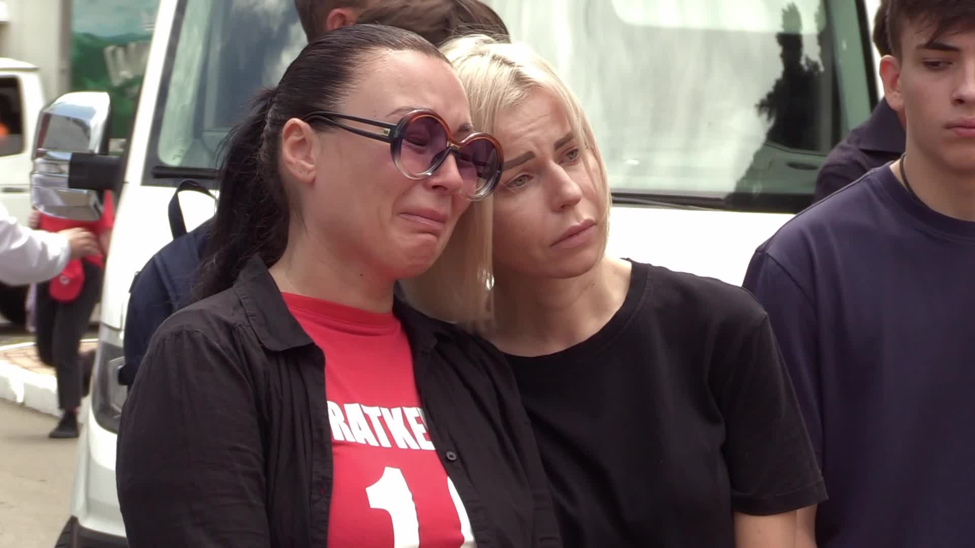 Farewell to the coach and president of the children's soccer club Oleksandr Shyshkov who died during a missile strike, in Odesa