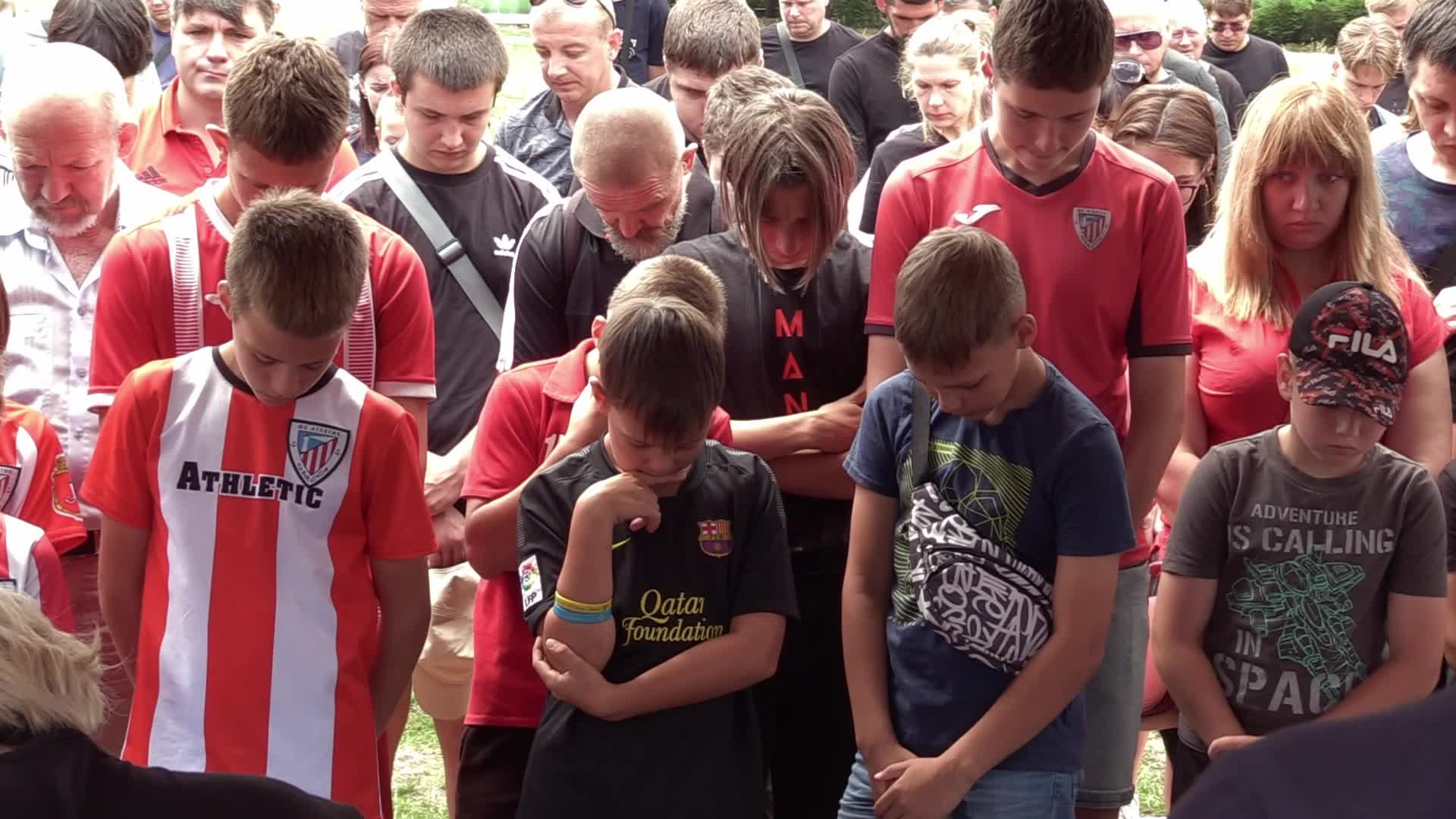 Farewell to the coach and president of the children's soccer club Oleksandr Shyshkov who died during a missile strike, in Odesa