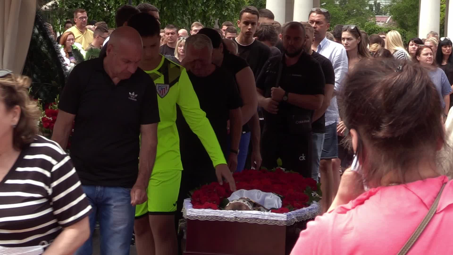 Farewell to the coach and president of the children's soccer club Oleksandr Shyshkov who died during a missile strike, in Odesa