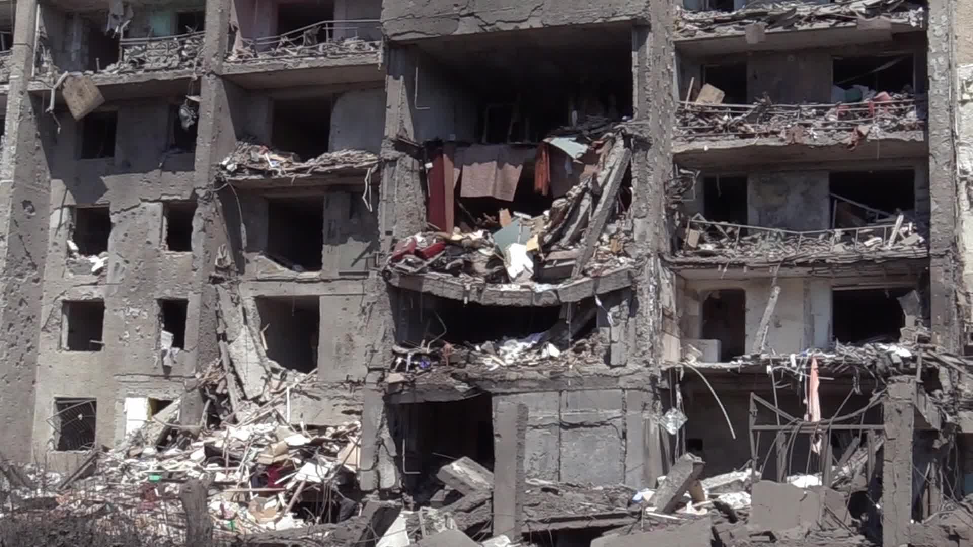 Aftermath of a missile strike in Odesa region, amid Russia's invasion of Ukraine