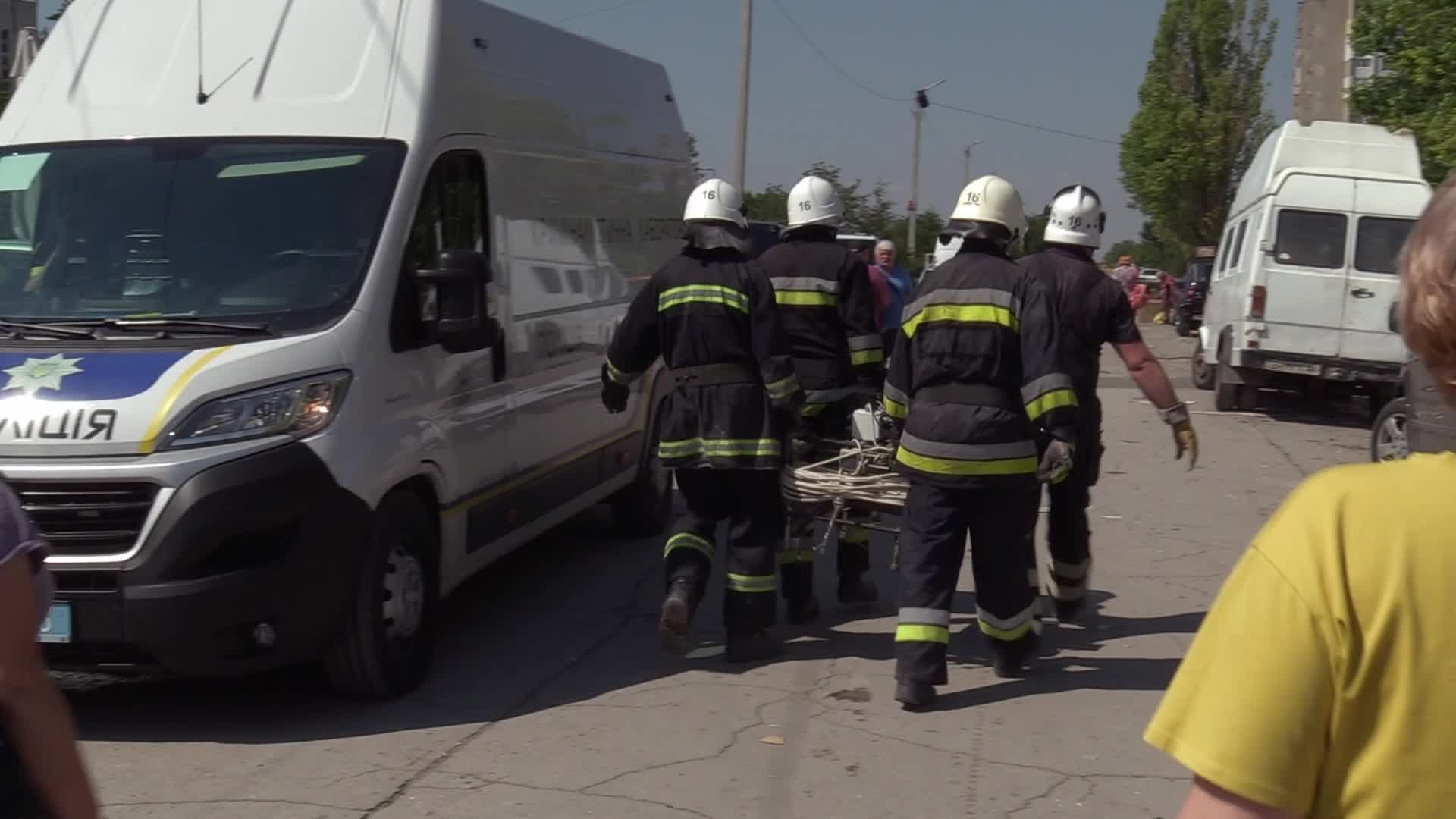 Aftermath of a missile strike in Odesa region, amid Russia's invasion of Ukraine